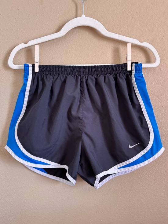 Nike Pants - Nike Dri-FIT Tempo Running Shorts Small Black and Bright Blue Athletic Workout